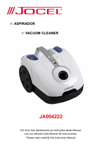 Manual Jocel JA004222 Vacuum Cleaner