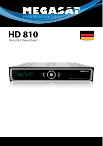 Bedienungsanleitung Megasat HD 810 Digital-receiver
