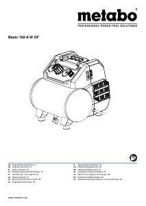 Handleiding Metabo Basic 160-6 W OF Compressor