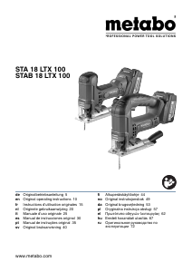 Bruksanvisning Metabo STAB 18 LTX 100 Stikksag
