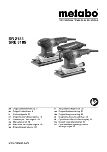 Instrukcja Metabo SRE 3185 Szlifierki oscylacyjne