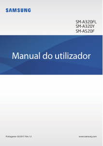 Manual Samsung SM-A520FZDATPH Galaxy A5 Telefone celular