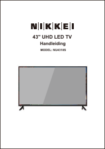 Handleiding Nikkei NU4318S LED televisie
