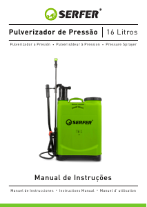 Manual Serfer 2045-12 Pulverizador para jardim