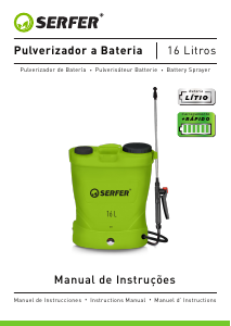 Manual Serfer 3727-16 Pulverizador para jardim