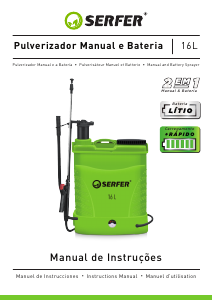 Manual Serfer 3702-16 Pulverizador para jardim