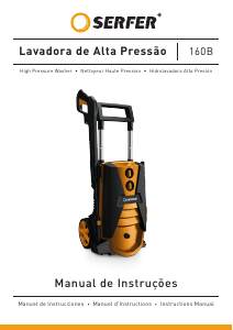 Manual Serfer 3734-160 Máquina de limpeza a alta pressão