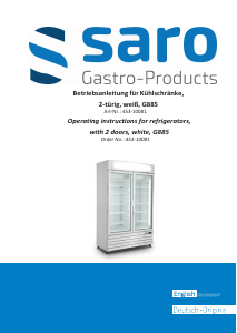 Manual Saro G 885 Refrigerator