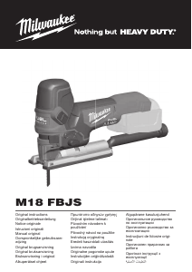 Kullanım kılavuzu Milwaukee M18 FBJS-0X Dekupaj testere