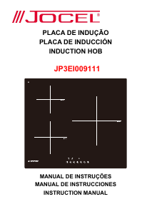 Manual Jocel JP3EI009111 Hob