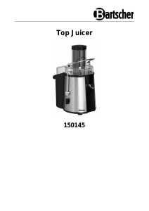 Manual Bartscher 150145 Top Juicer