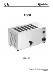 Manual Bartscher TS60 Toaster