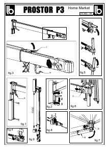 Manual Prostor P3 Umbrelă de soare