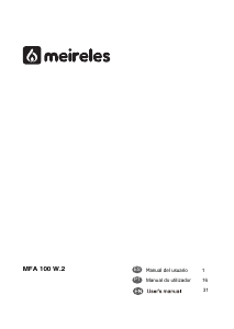 Manual de uso Meireles MFA 100 W.2 Congelador