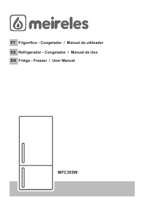 Manual Meireles MFC 355 W Frigorífico combinado