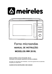 Manual de uso Meireles MM 20 BL Microondas