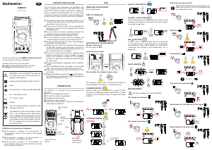 Handleiding Multimetrix DMM 121 Multimeter