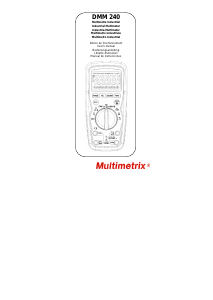 Handleiding Multimetrix DMM 240 Multimeter
