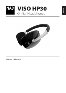 Manual NAD Viso HP30 Headphone