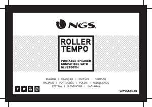 Manuál NGS Roller Tempo Reproduktor
