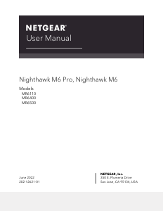 Handleiding Netgear MR6500 Router