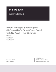 Handleiding Netgear GC108PP Switch