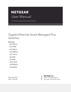 Manual Netgear GS305E Switch