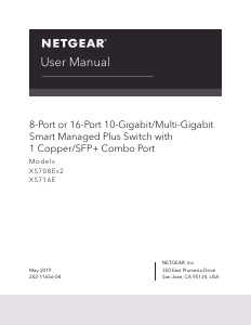 Handleiding Netgear XS716E Switch