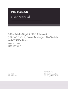 Manual Netgear MS510TXUP Switch