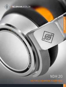 Manual Neumann NDH 20 Headphone