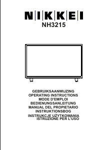 Manuale Nikkei NH3215 LED televisore