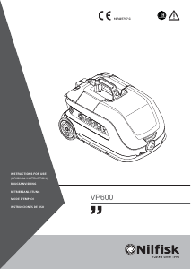 Manual de uso Nilfisk VP600 Aspirador
