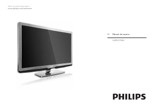 Manual de uso Philips 52PFL9704H Televisor de LED