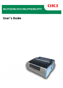 Manual OKI ML5720 Printer