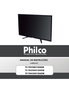 Manual Philco PH43N91DSGW Televisor LED