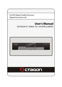 Handleiding Octagon SF 1008G+ SE+ HD Intelligence Digitale ontvanger