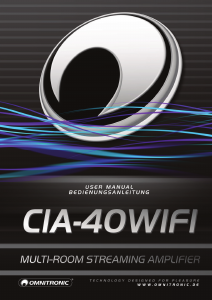 Manual Omnitronic CIA-40WIFI Amplifier