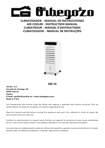Manual Orbegozo AIR 36 Ar condicionado