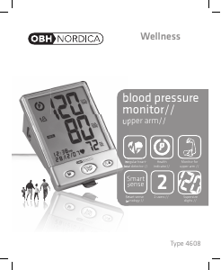 Handleiding OBH Nordica 4608 Wellness Bloeddrukmeter