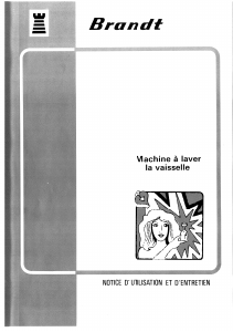 Mode d’emploi Brandt AC87SX Lave-vaisselle