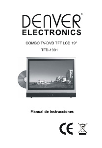 Manual de uso Denver TFD-1901 Televisor de LCD