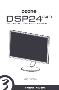 Handleiding Ozone DSP24 LED monitor