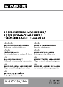 Bedienungsanleitung Parkside IAN 374238 Laser-entfernungsmesser