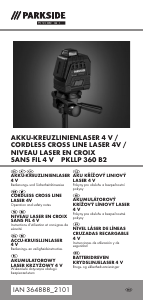 Manual Parkside IAN 364888 Line Laser