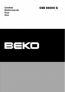 Manual BEKO CSS 66000 GW Range