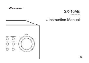 Manual Pioneer SX-10AE Receiver