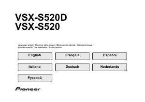 Mode d’emploi Pioneer VSX-S520D Récepteur