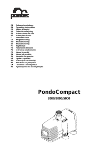 Mode d’emploi Pontec PondoCompact 2000 Pompe de fontaine