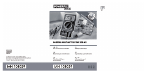 Käyttöohje Powerfix PDM 250 A2 Yleismittari