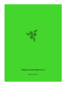 Handleiding Razer Leviathan V2 X Luidspreker